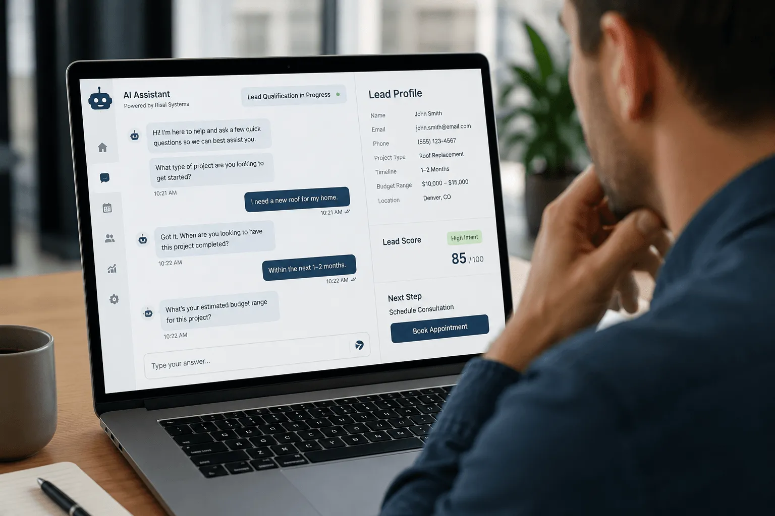 Intelligent lead qualification