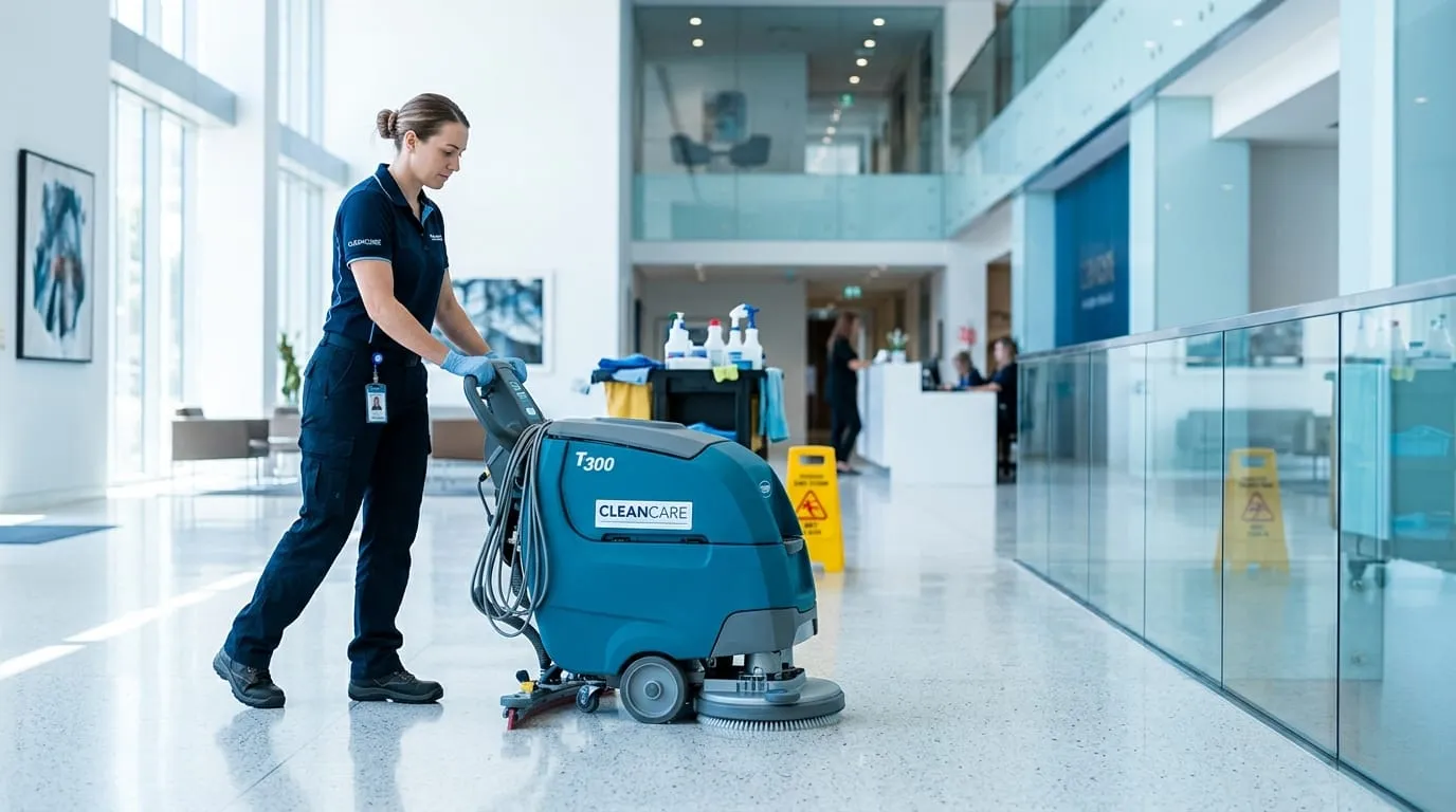 Commercial office cleaning service