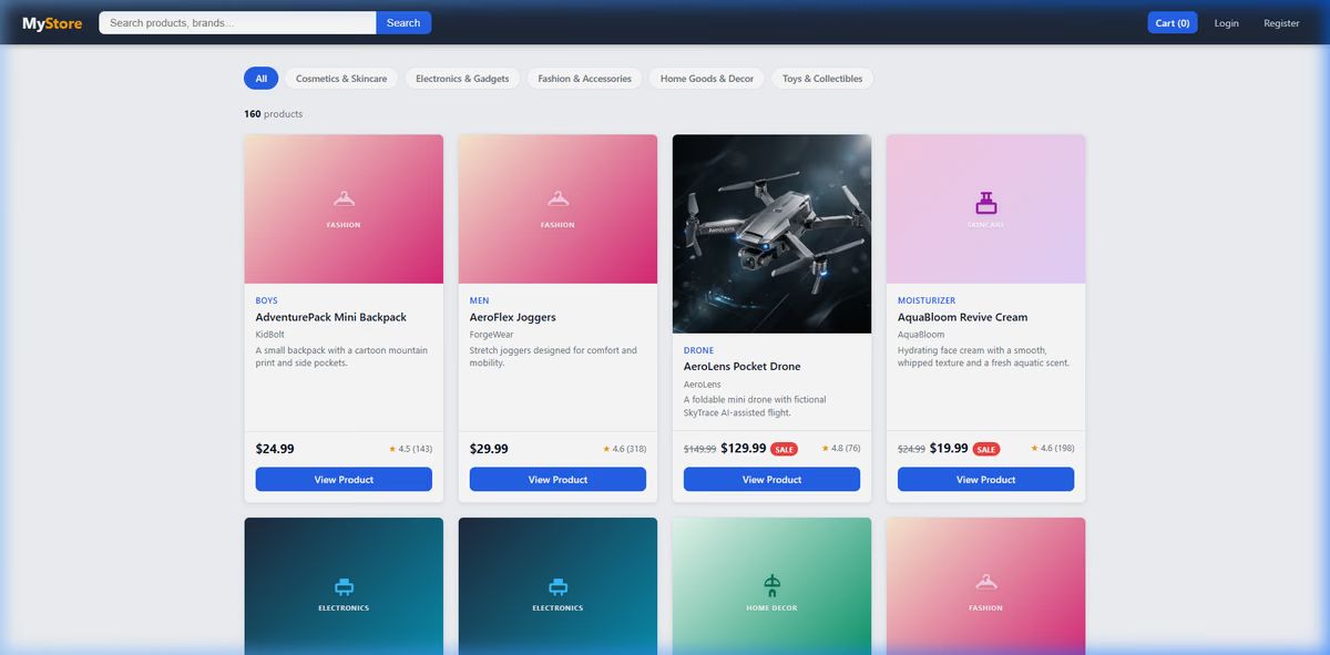 Apex E-Commerce Marketplace Showcase